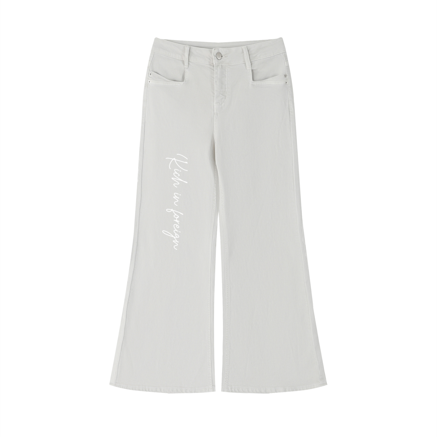 Women's Vintage Wash Flared Leg Jeans