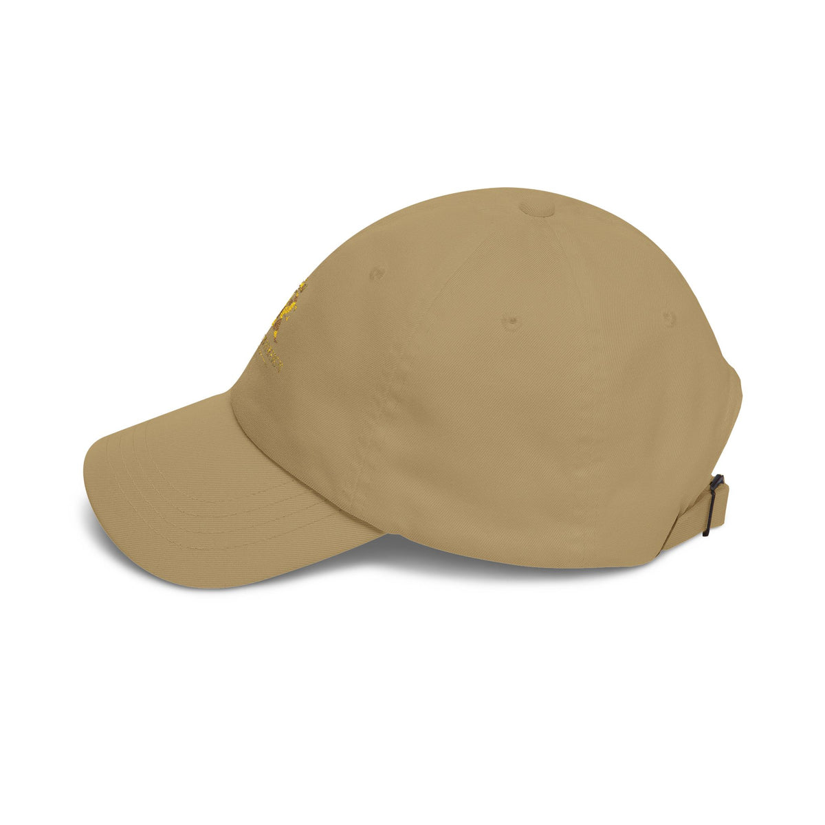 Dad Cap - Gold Crown 'R' Logo Embroidered Baseball Hat