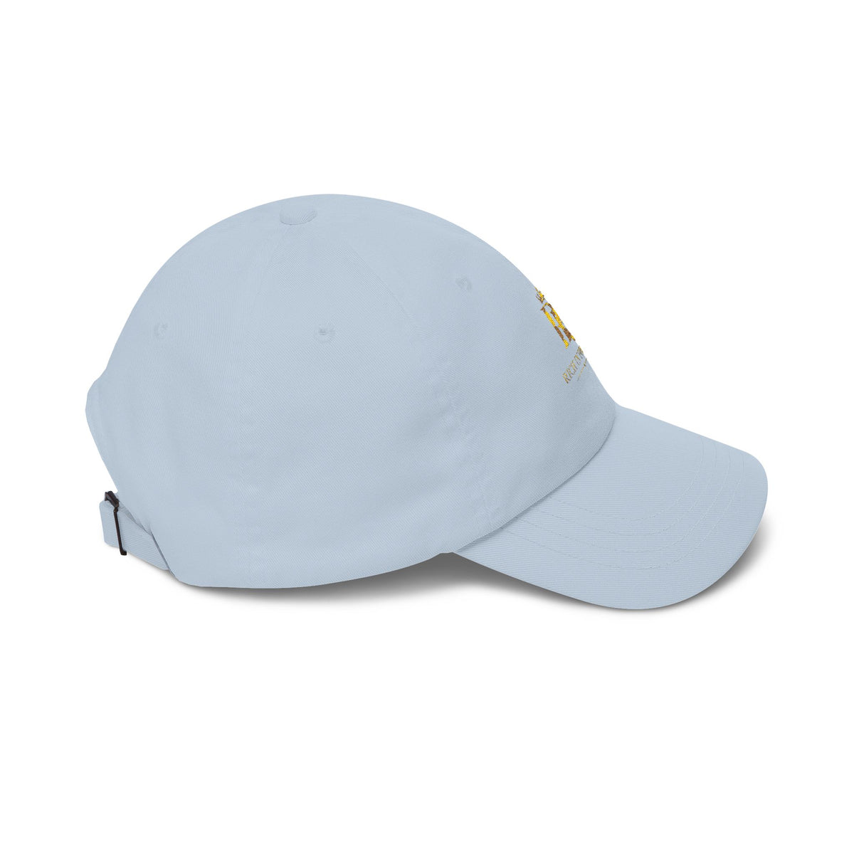 Dad Cap - Gold Crown 'R' Logo Embroidered Baseball Hat