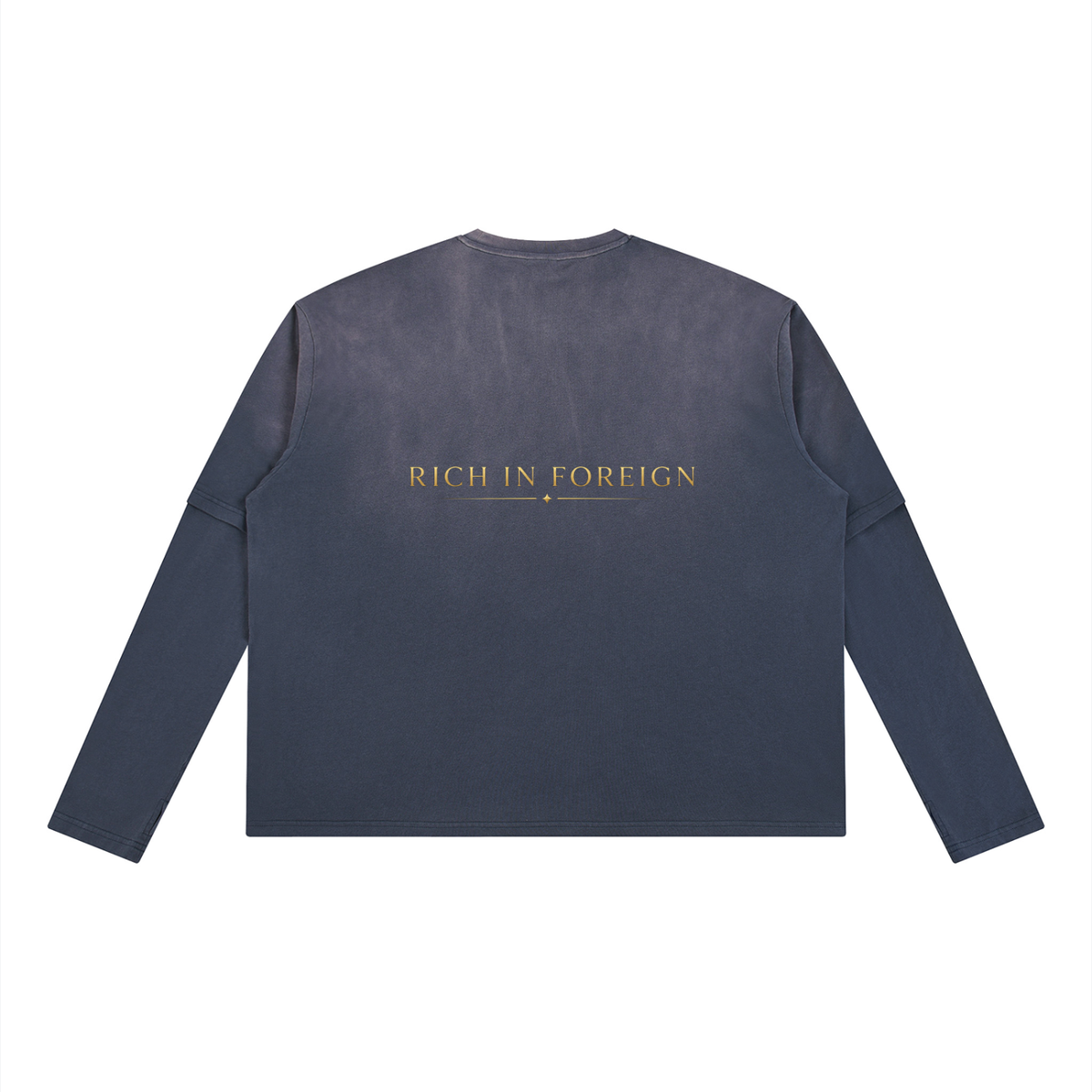 Unisex Vintage Wash Layered T-Shirt
