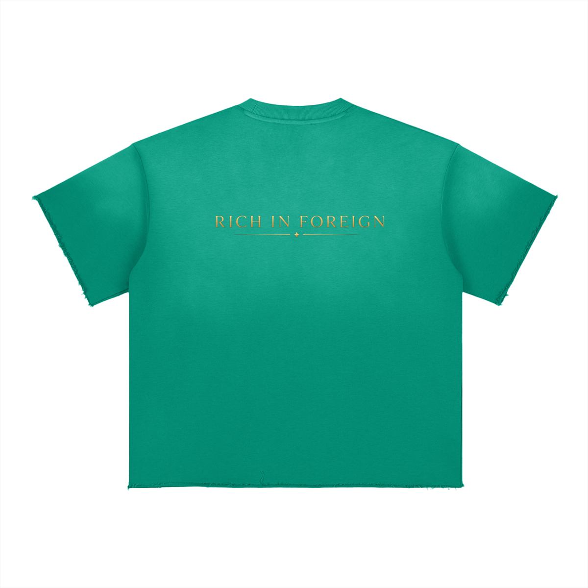 Sun Fade Raw Edge T-Shirt