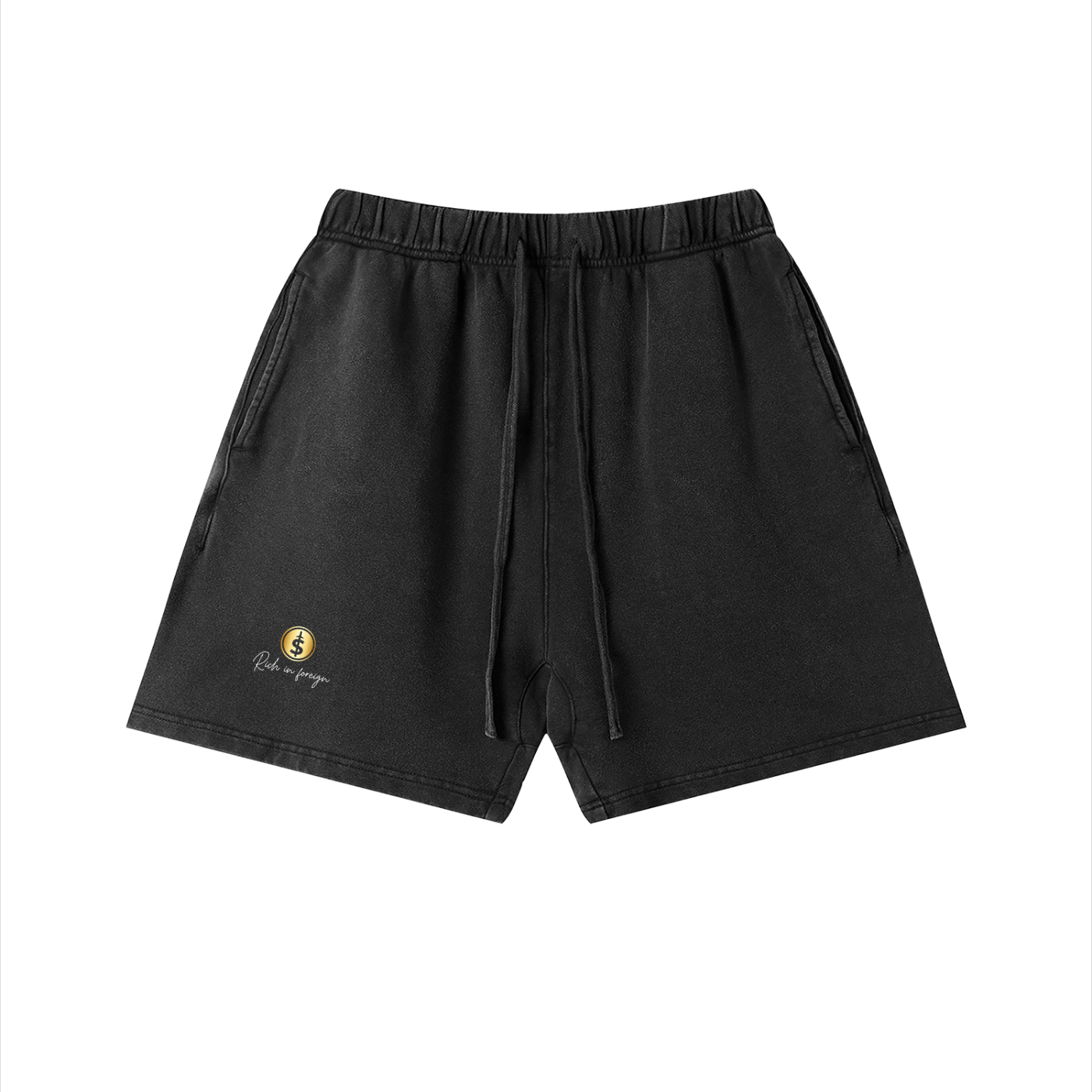 Unisex Vintage Wash Cotton Shorts