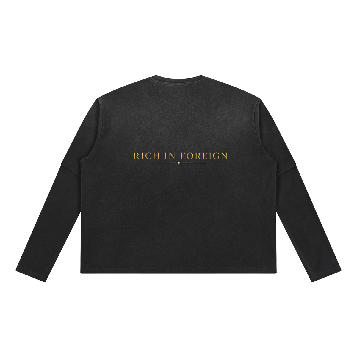 Unisex Vintage Wash Layered T-Shirt