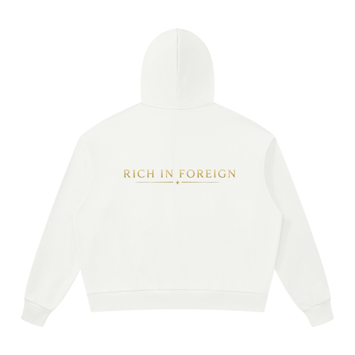 Unisex Drop Shoulder Full Zip Hoodie