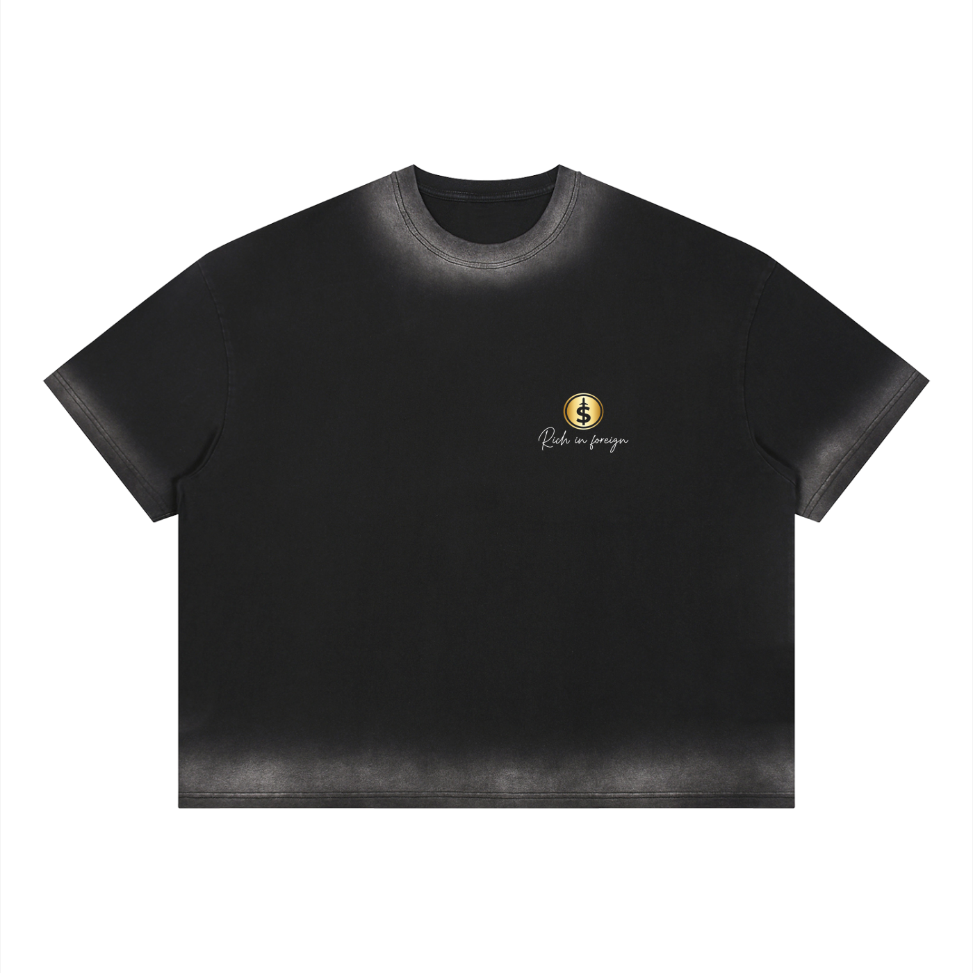 Unisex Boxy Sunfade Vintage Wash T-Shirt