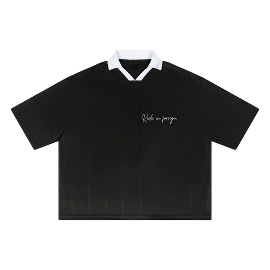 Unisex Striped Boxy Soccer Jersey