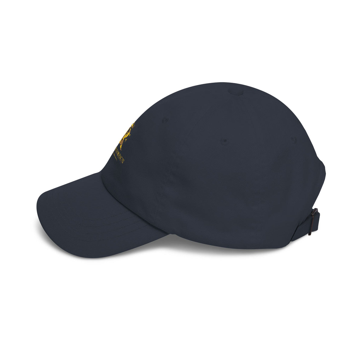 Dad Cap - Gold Crown 'R' Logo Embroidered Baseball Hat