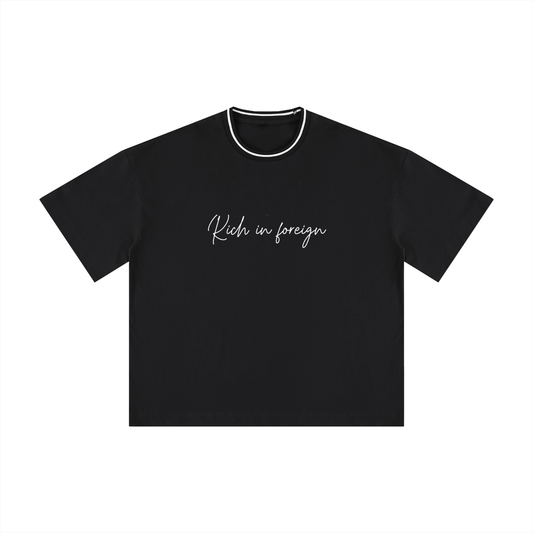 Unisex Boxy Ribbed T-Shirt