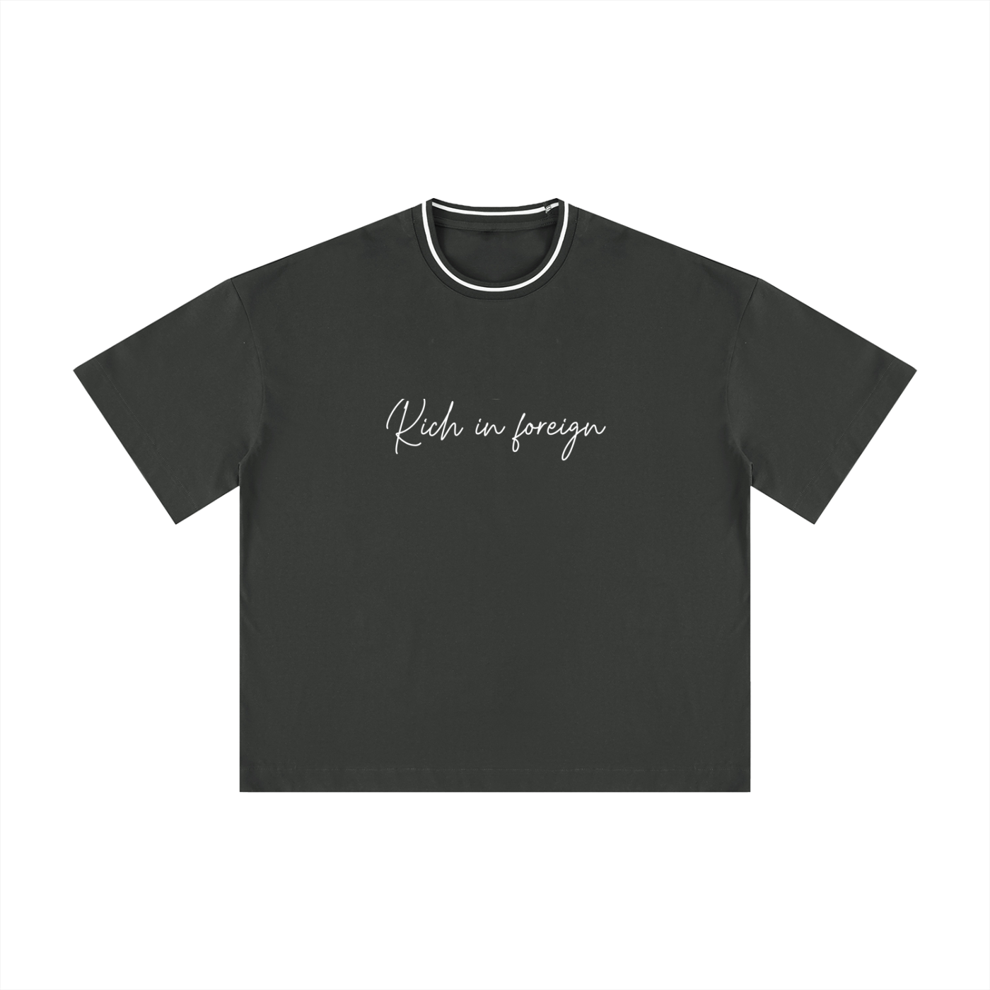 Unisex Boxy Ribbed T-Shirt