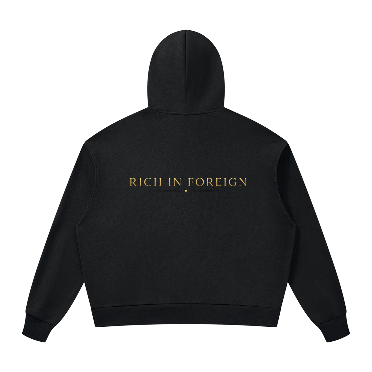 Unisex Drop Shoulder Full Zip Hoodie