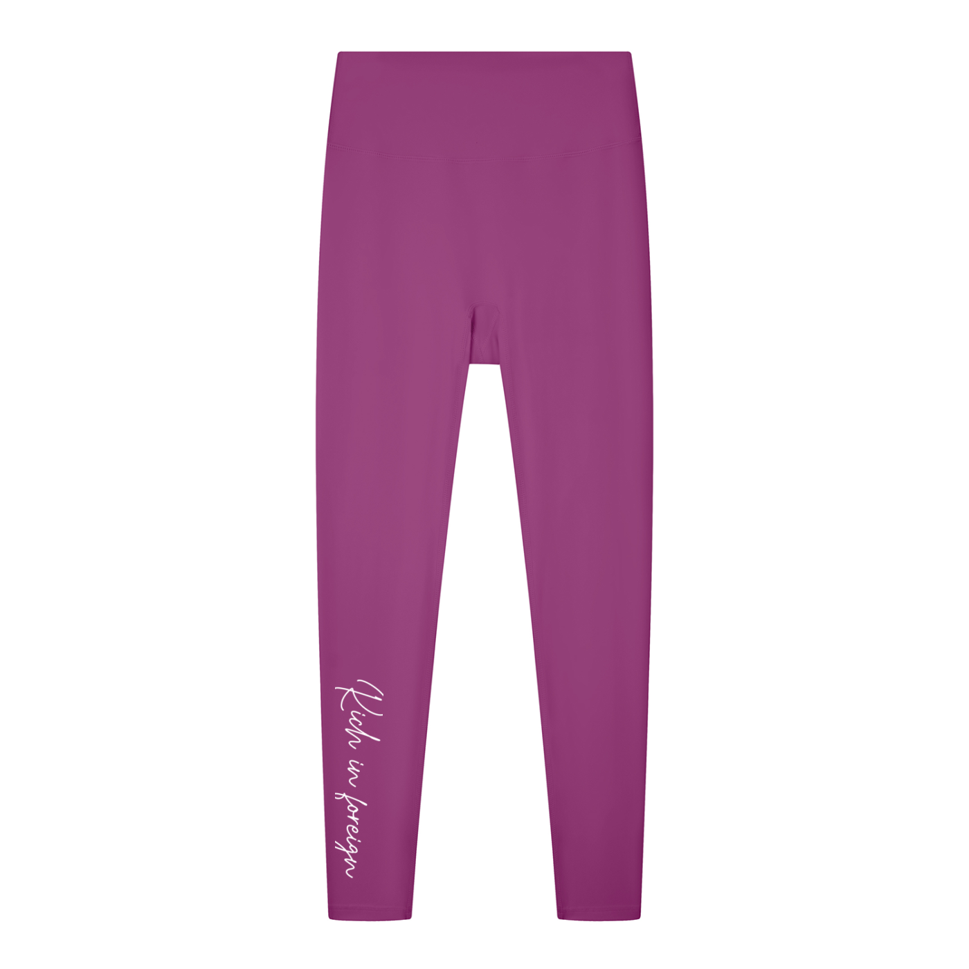 Women's Solid High Rise Leggings
