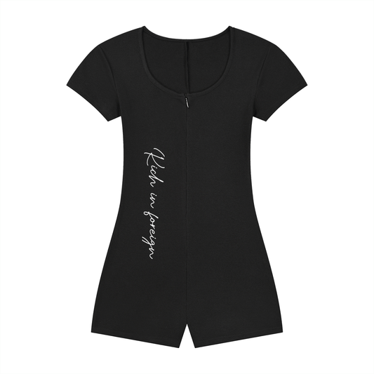Women's Dual-Function Cape Tie-Waist Romper