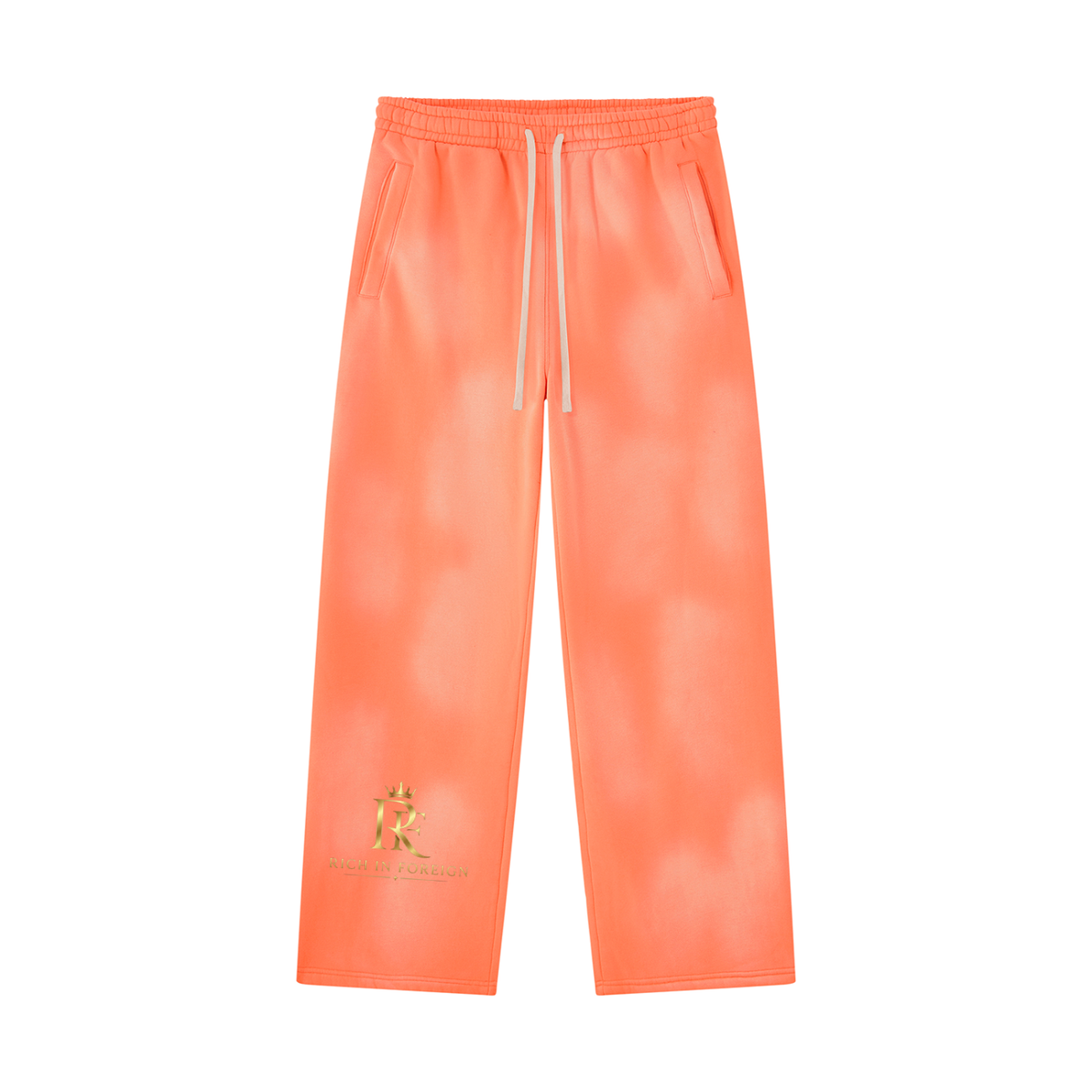 Unisex Sunfade Wide Leg Fleece Sweatpants