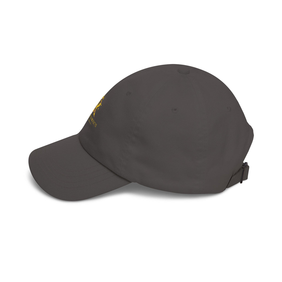 Dad Cap - Gold Crown 'R' Logo Embroidered Baseball Hat