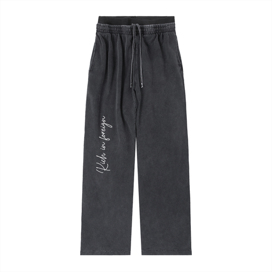 Vintage Washed Waist Pants