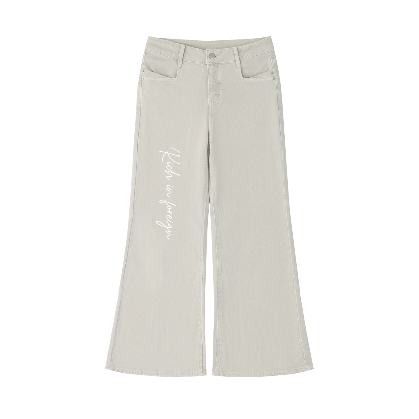 Women's Vintage Wash Flared Leg Jeans