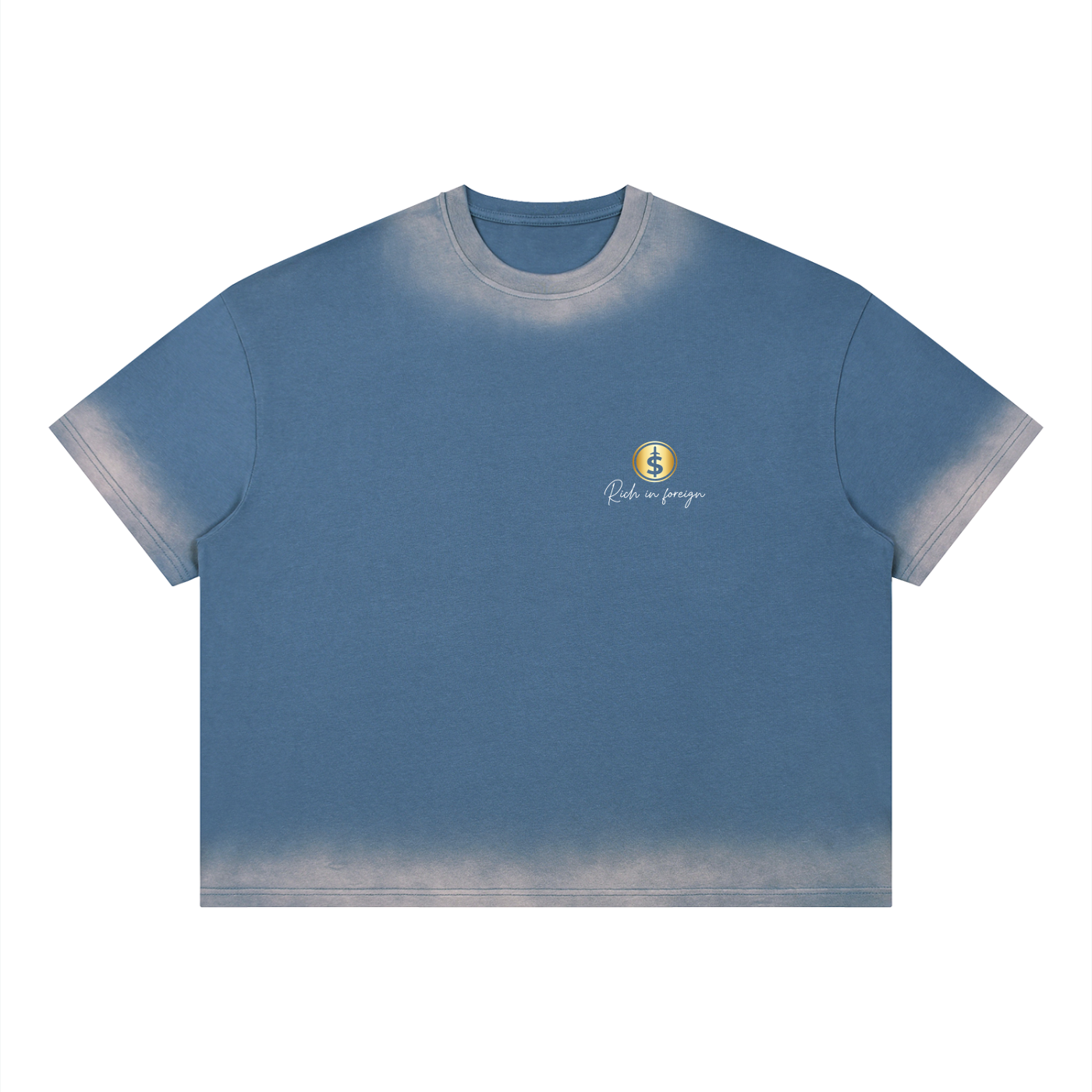Unisex Boxy Sunfade Vintage Wash T-Shirt