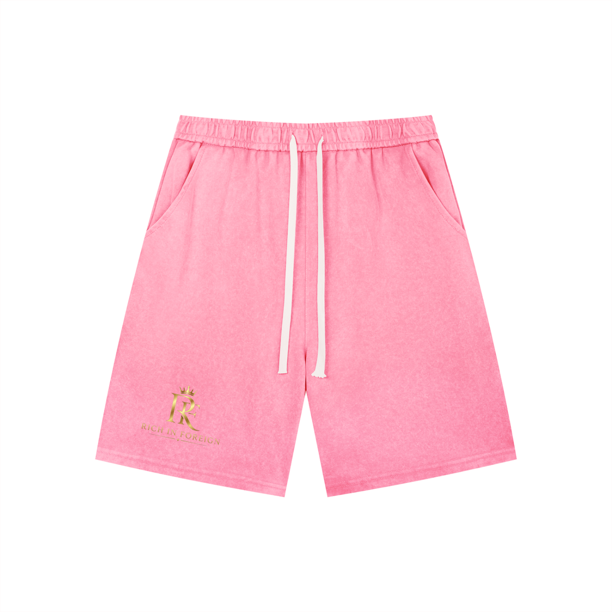 Men’s Vintage Wash Drawstring Shorts