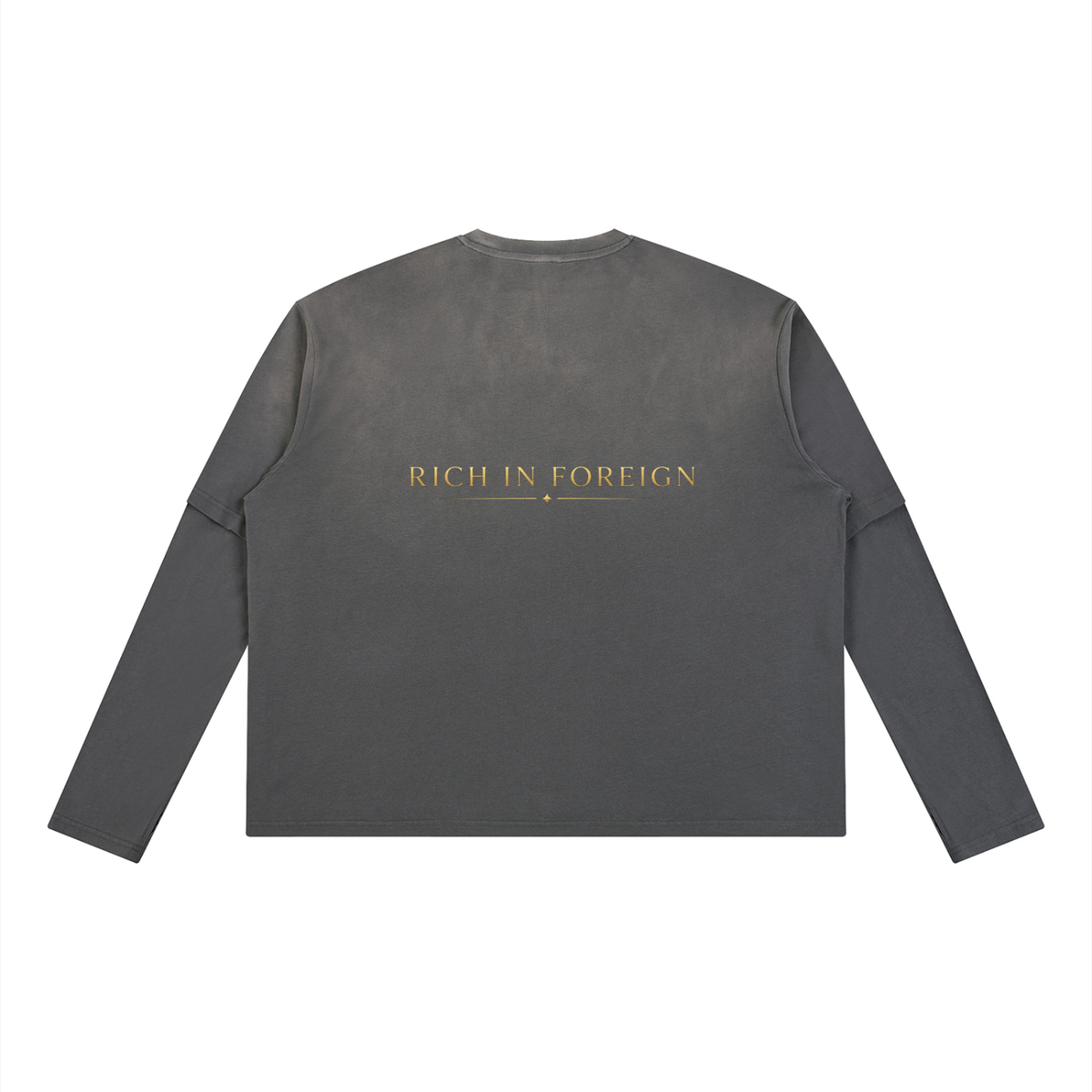 Unisex Vintage Wash Layered T-Shirt
