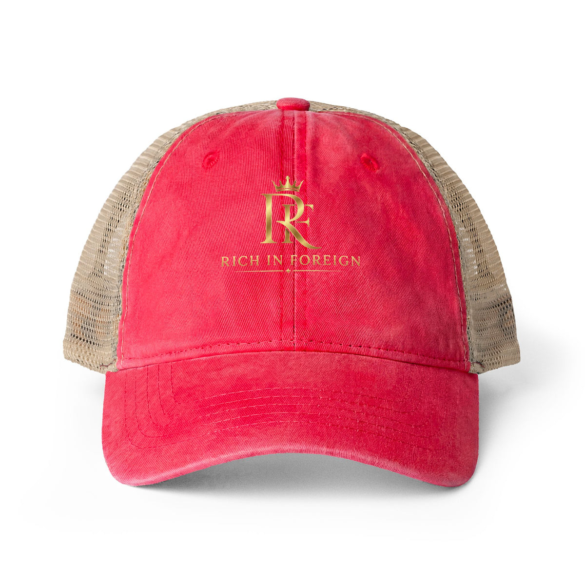 Women's Washed Mesh-Back Cap
