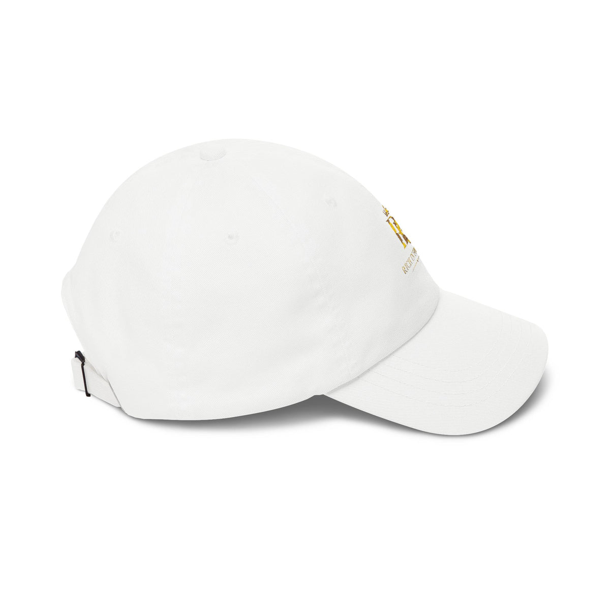 Dad Cap - Gold Crown 'R' Logo Embroidered Baseball Hat