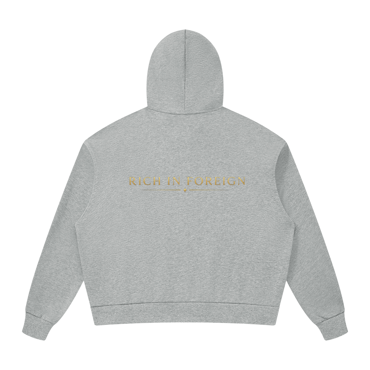 Unisex Drop Shoulder Full Zip Hoodie