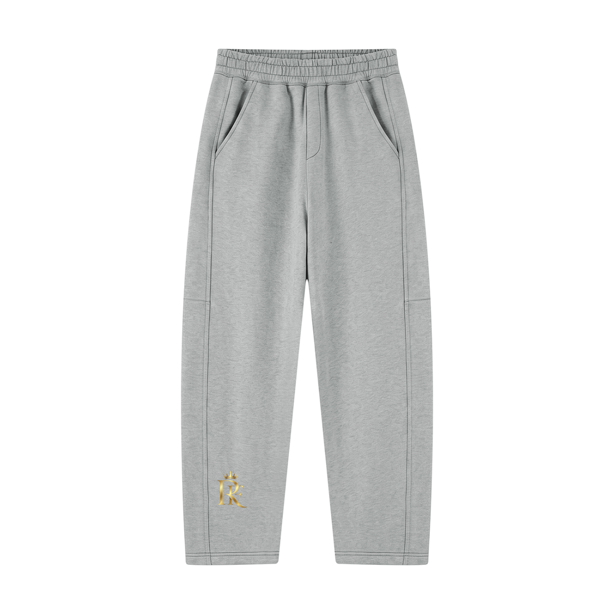 Unisex Tapered Straight Hem Sweatpants