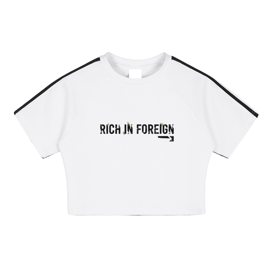Taped Cooling Performance Crop Top
