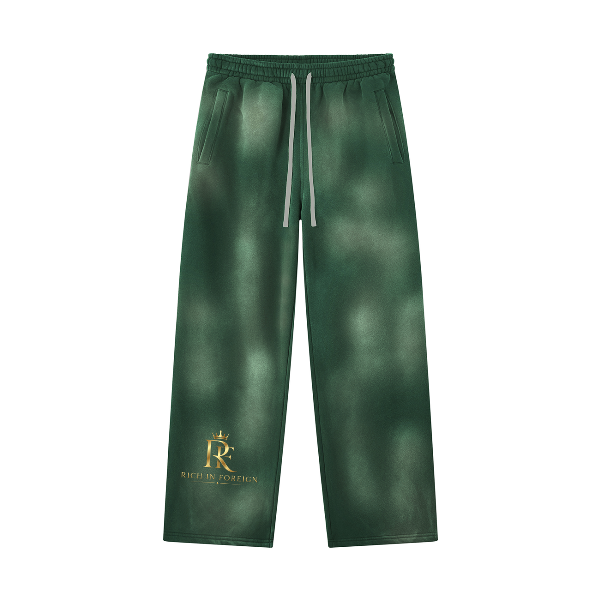 Unisex Sunfade Wide Leg Fleece Sweatpants
