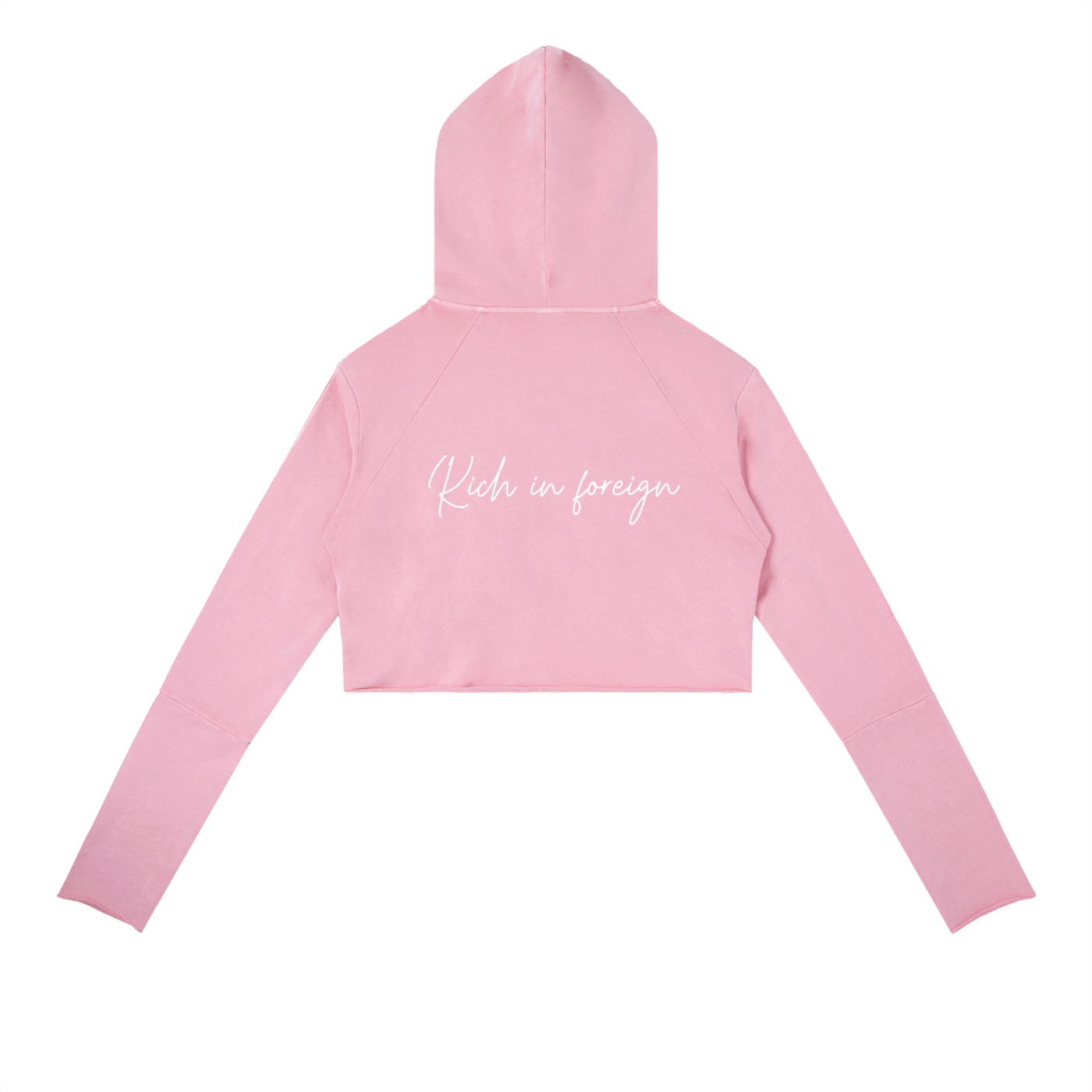Vintage Washed Raw Edge Hoodie