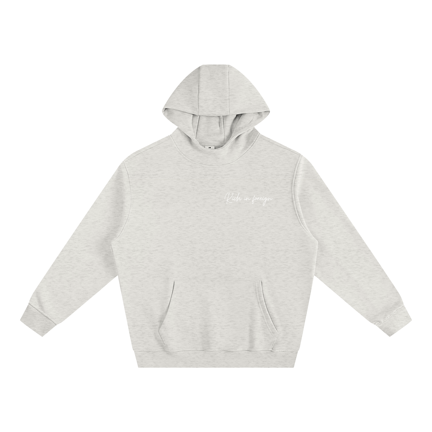 Fleeced High Neck Hoodie