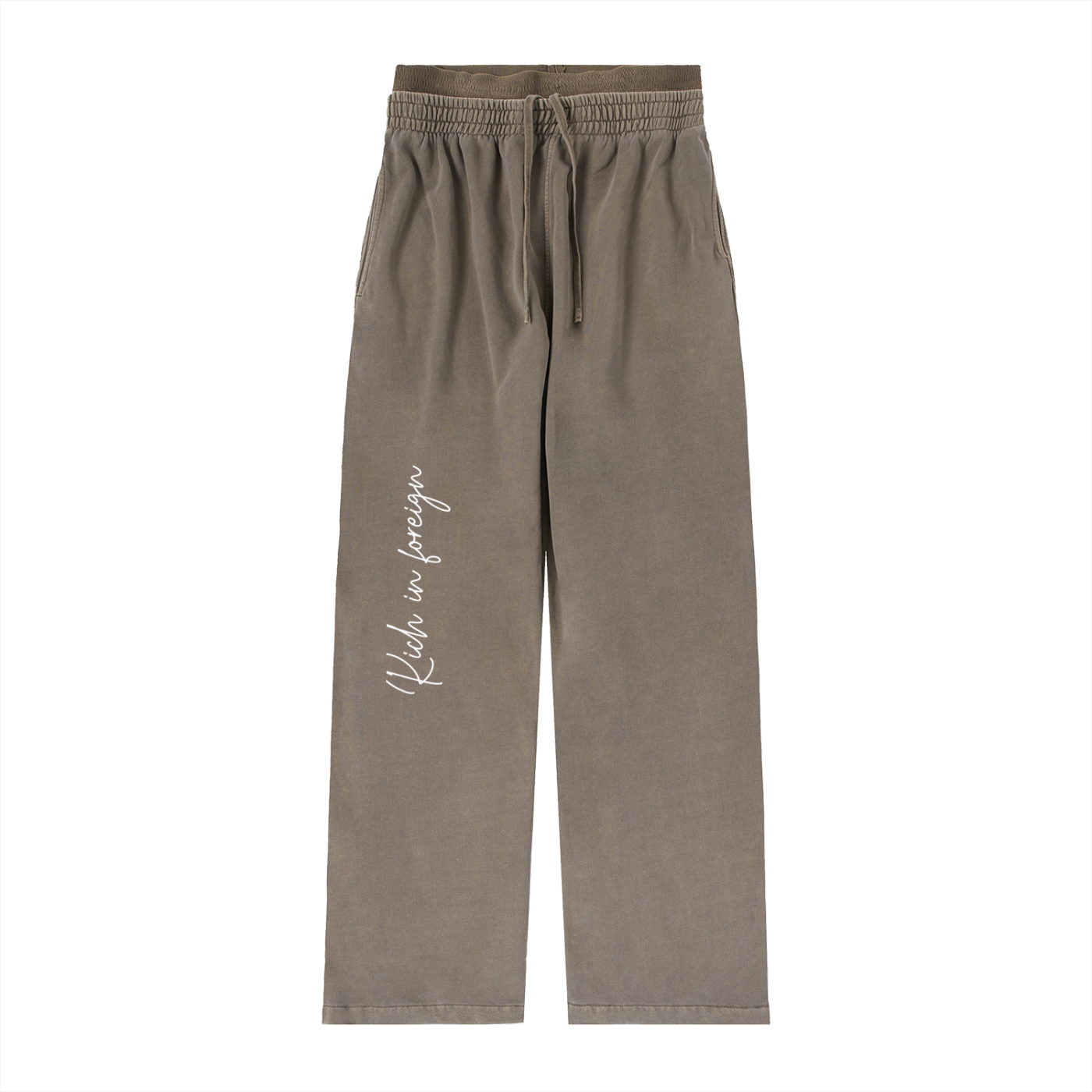 Vintage Washed Waist Pants