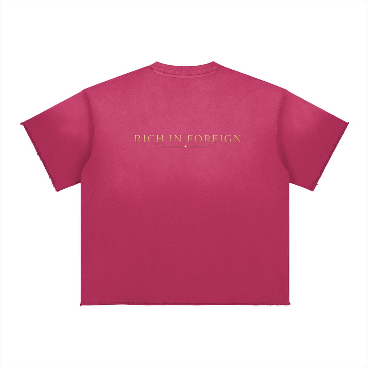 Sun Fade Raw Edge T-Shirt